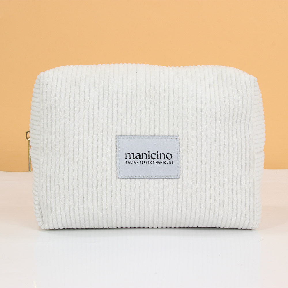 White Velvet Manicino Bag