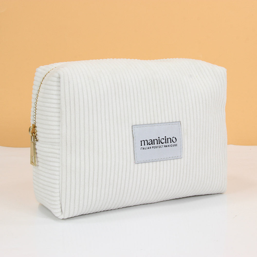 White Velvet Manicino Bag